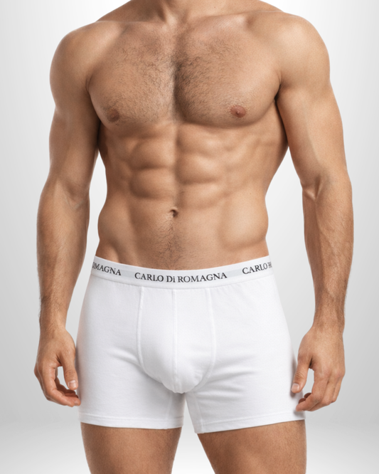 Classic White Boxer